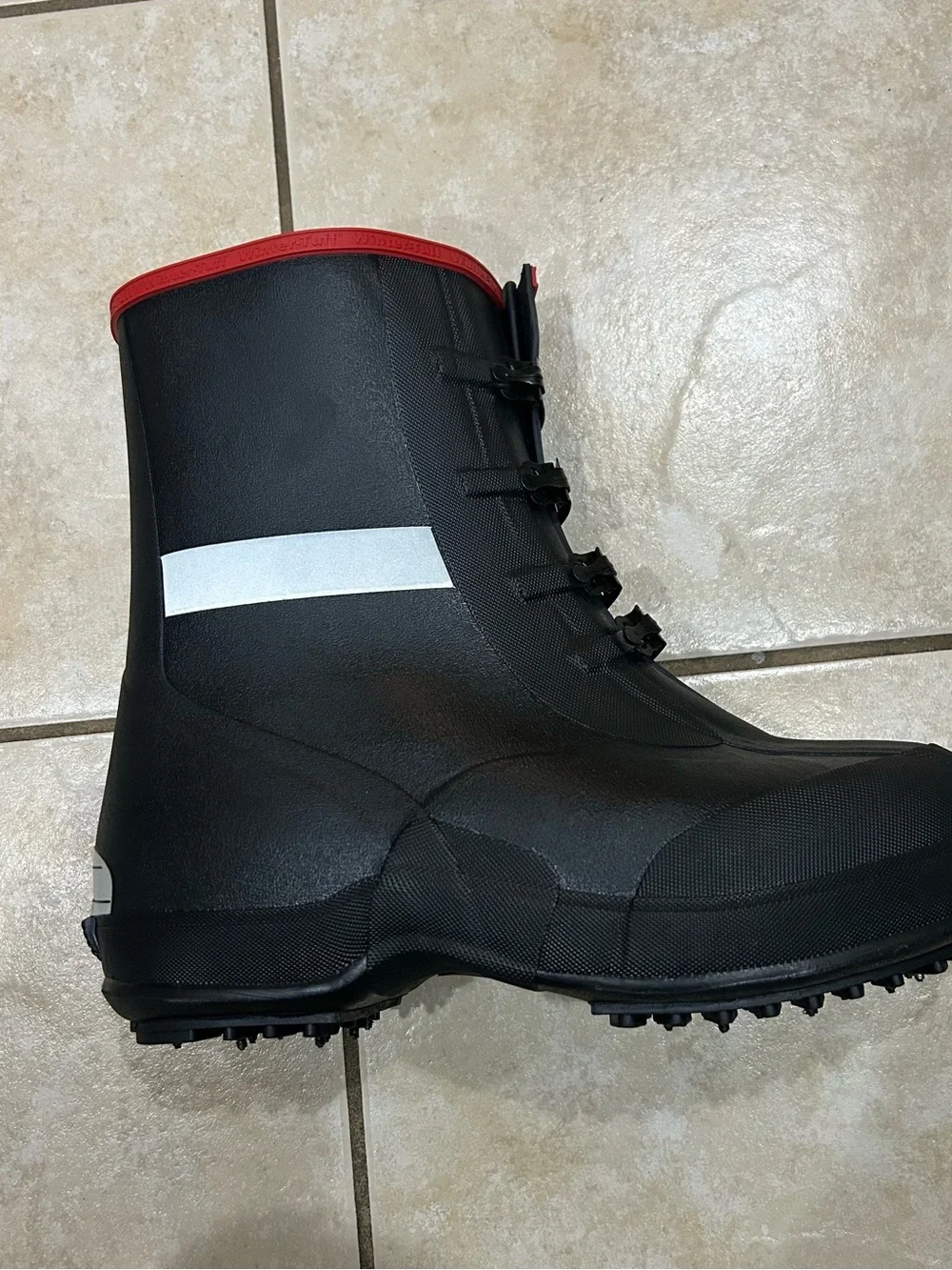 Tingley Winter Tuff 4 Buckle Ice Traction Men's Black Rain & Snow Boots